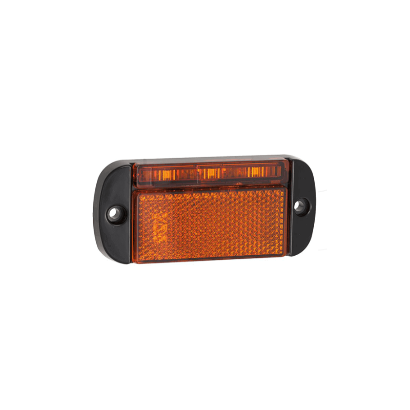 Feu de position latéral LED 100x44x12mm 84mm orange 50cm kabel, open draadeind IP67 12/24V