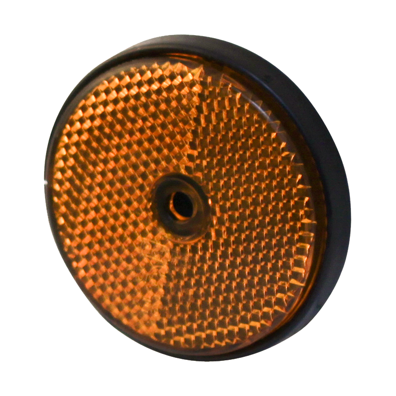 réflecteur Ø orange à visser Ø61 mm