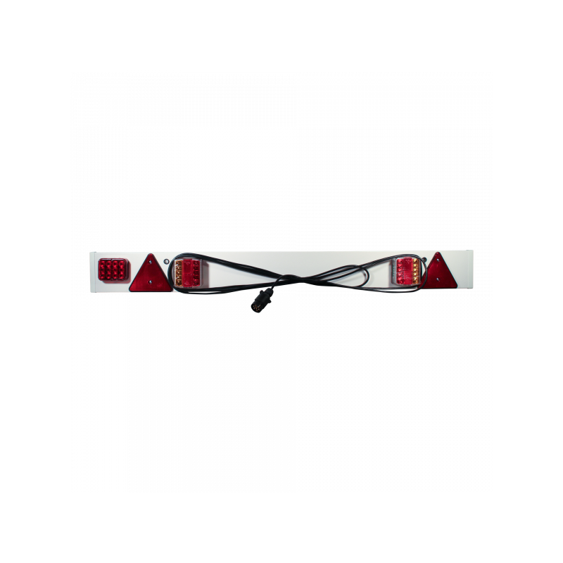 rampe de feux amovible LED plastique 1370mm 600cm prise 7 pôles 12V