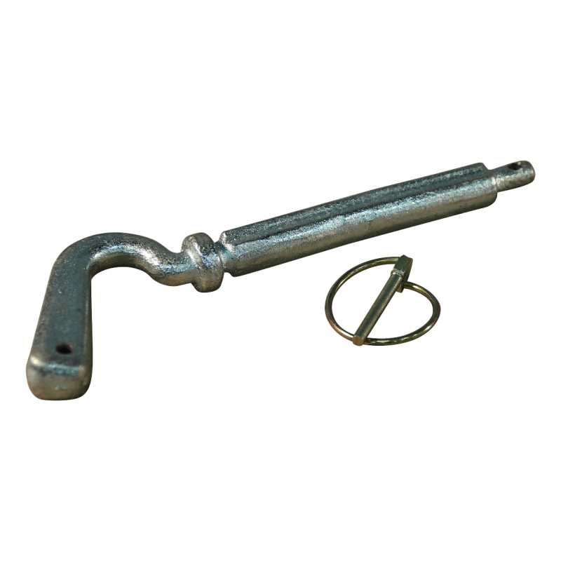 pièce de jeu de rotules articulées pour remorque tribenne goupille de verrouillage pour gorge unique réduction avec double sécurité (goupille supplémentaire) Ø18 / Ø10mm