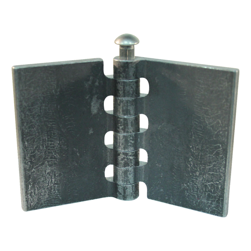 porte charnière droit avec goupille d'inox 80 x 60mm lame de charnière brut