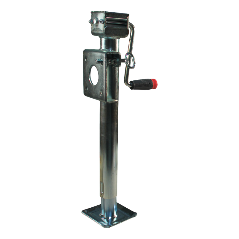 Pied béquille basculante LF Ø51mm 900kg zingué avec fixation par bride