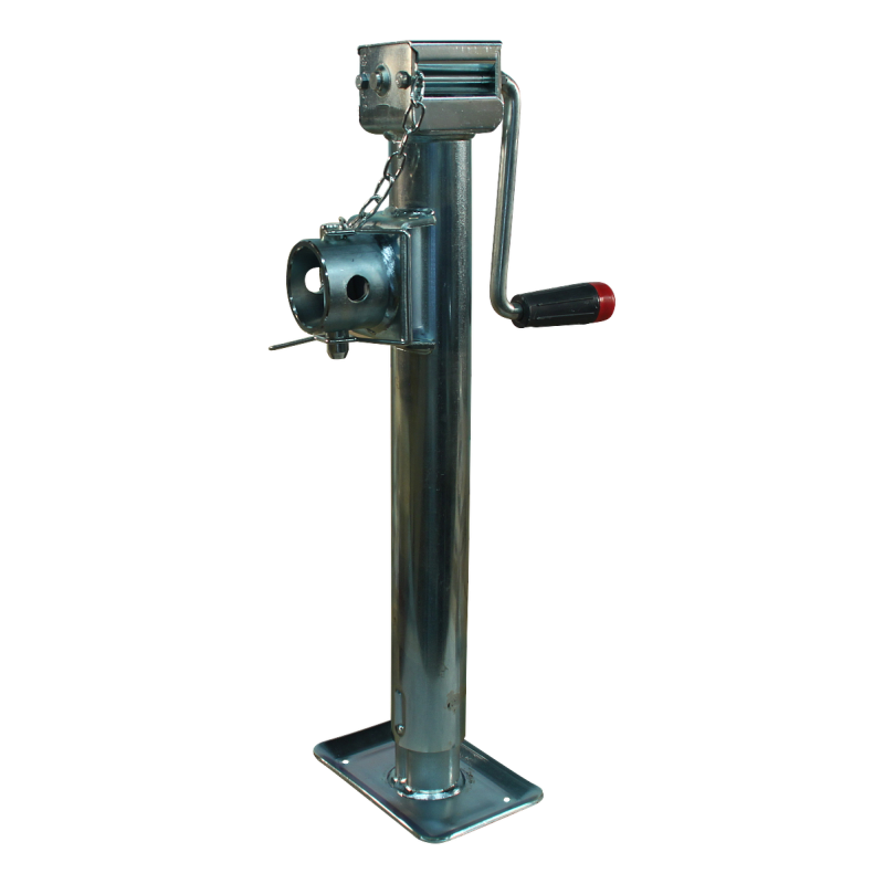 Pied béquille basculante LT Ø57mm 1300kg zingué fixation par tube