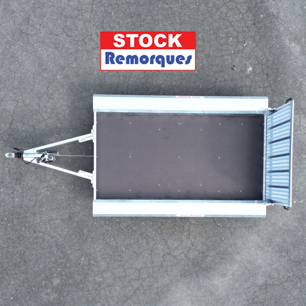 TM 3m x 1m50 porte engin 2 x essieux 1800 kg (photo)