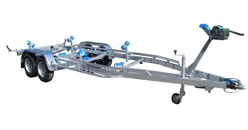 7m80-2m20 2x1350kg - 2700 kg - VLEMMIX - Remorque Porte-Bateau (photo)