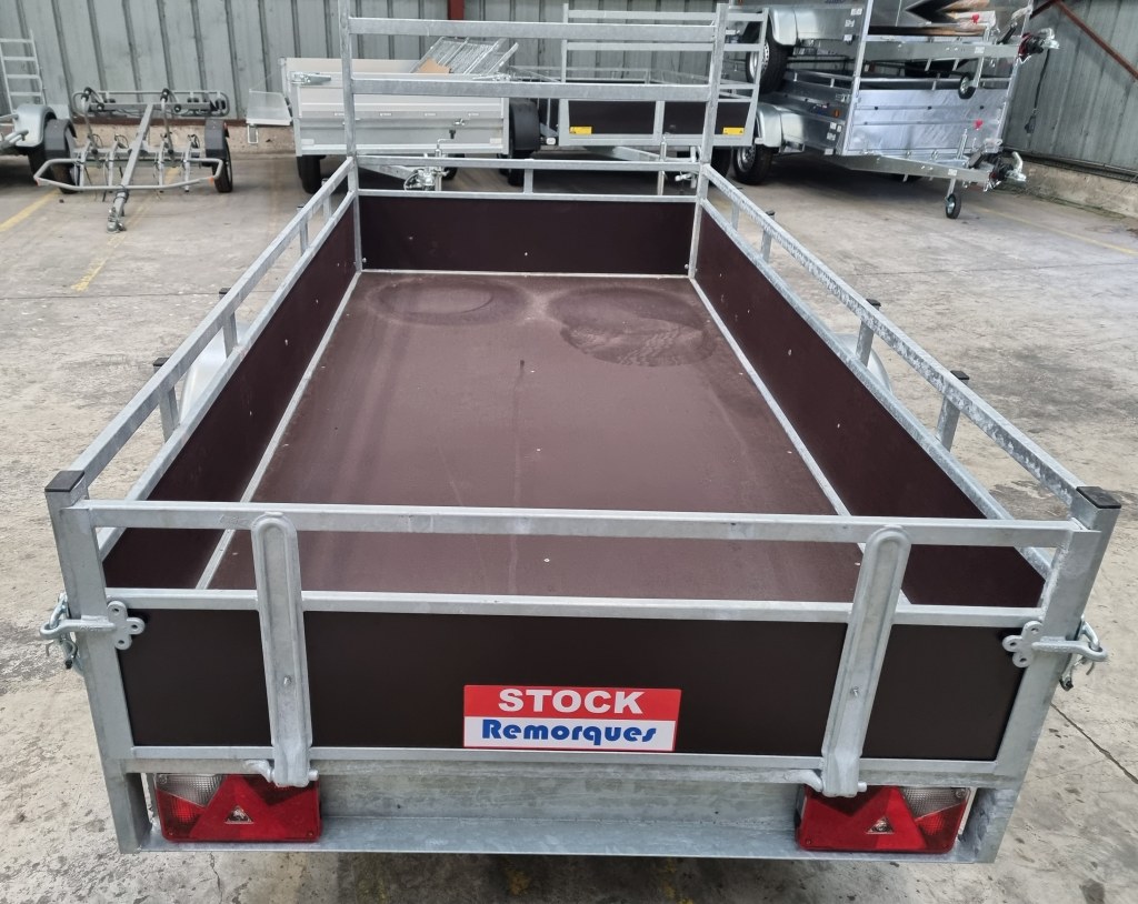 Remorque Bois 1 Essieu 2m00 x 1m31 - 750 kg (photo)