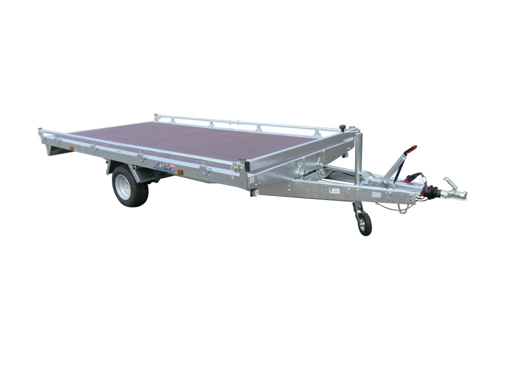 PLATEAU ROUES DESSOUS 355x180 freiné 1 essieu PTAC 1500 kg (photo)
