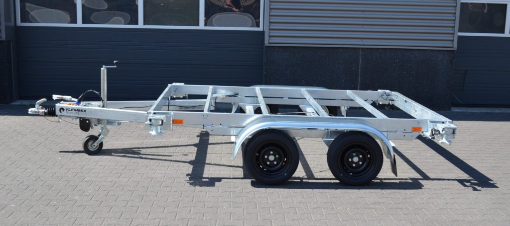 Remorque containeur 10 pieds 2 x essieu 1800 kg (photo)