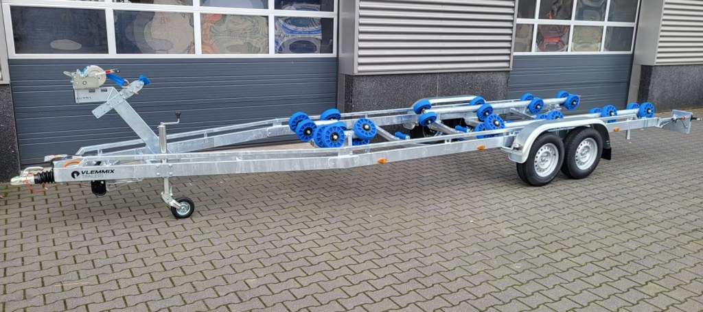 7m80 x 2m20 3500kg remorque porte bateau FLEX-ROLL (photo)