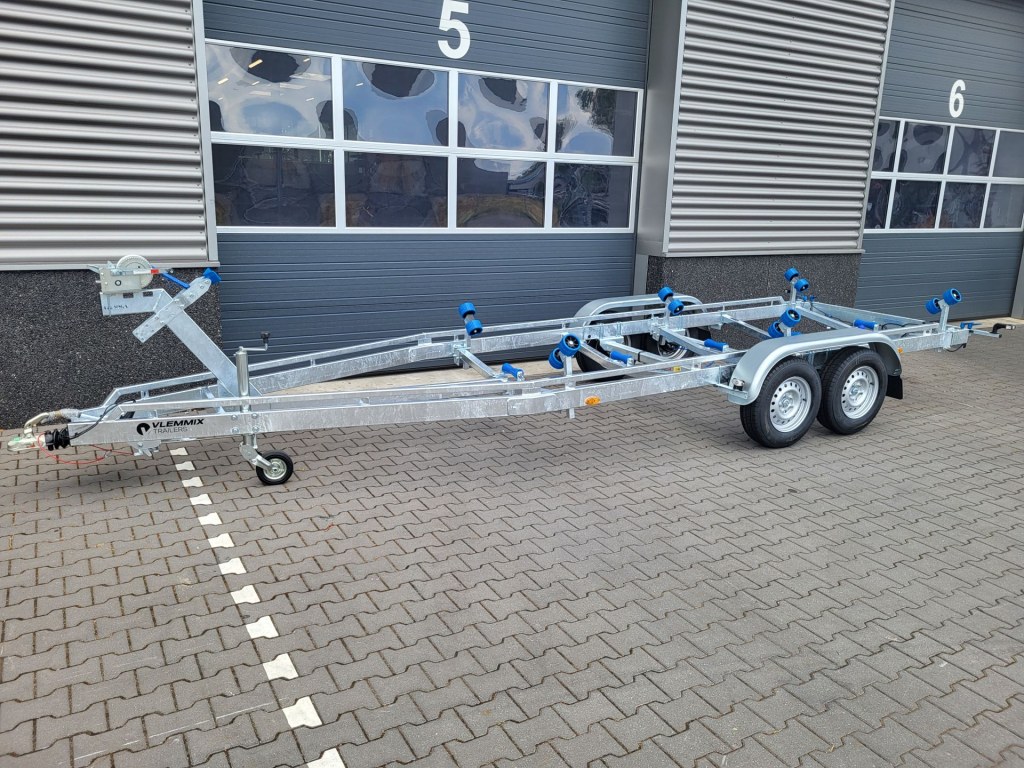 7m-2m20 2x1500kg - 3000 kg - VLEMMIX - Remorque Porte-Bateau (photo)