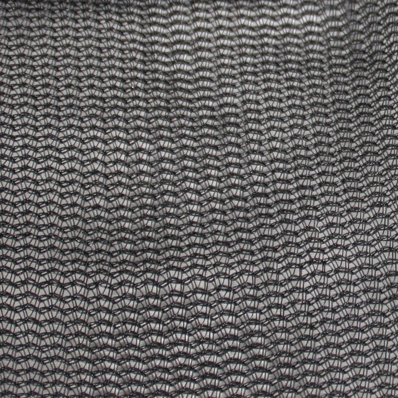 filet de sécurité micro mailles 6500x3000mm PE, 180 gr/m2 noir foncé RAL 9005 (photo)