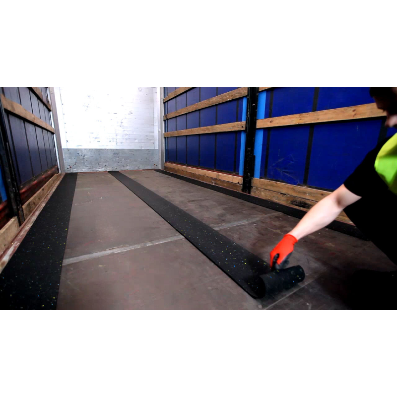 tapis antidérapant Cargotech® 13600 x 150 x 3mm noir (photo)