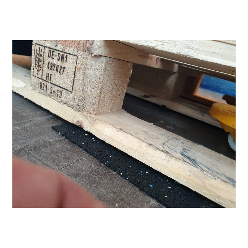 tapis antidérapant Cargotech® 5000 x 250 x 8mm noir (photo)