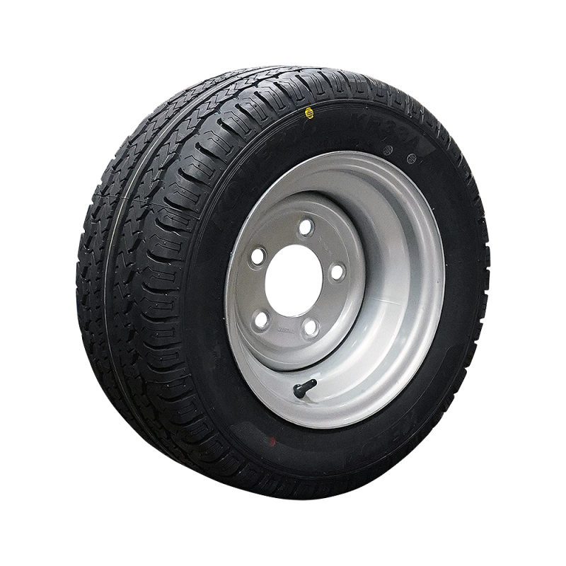 pneu + roue 225/55 R12 KR-33A HS Komendo "E" M+S 7.00x12 ET0 94/140/5 métal gris (photo)