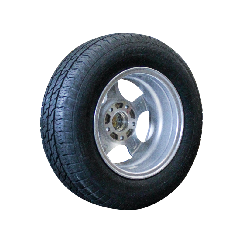 pneu + roue 185/70 R13 Kargomax XL ST-4000 M+S 5Jx13H2 ET30 57/100/4 métal léger gris (photo)