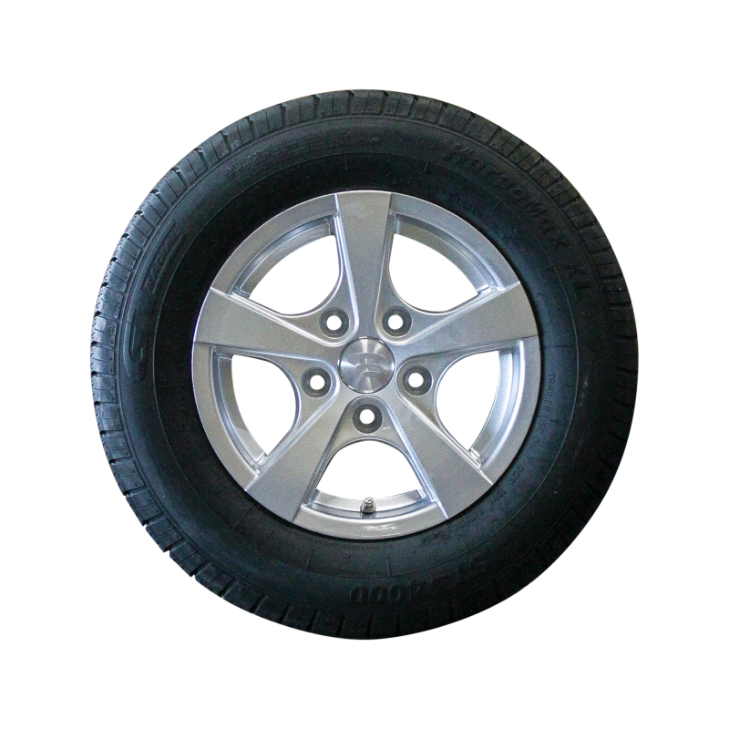 pneu + roue 185/70 R13 Kargomax XL ST-4000 M+S 6Jx13H2 ET30 67/112/5 métal léger gris (photo)