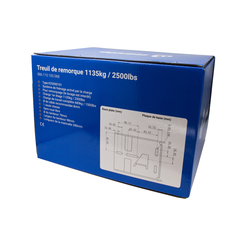 Treuil K2550 1135 / 680kg (photo)