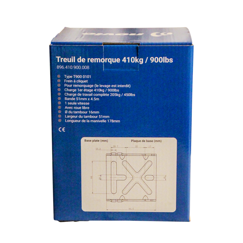 Treuil T900 410/205kg (photo)