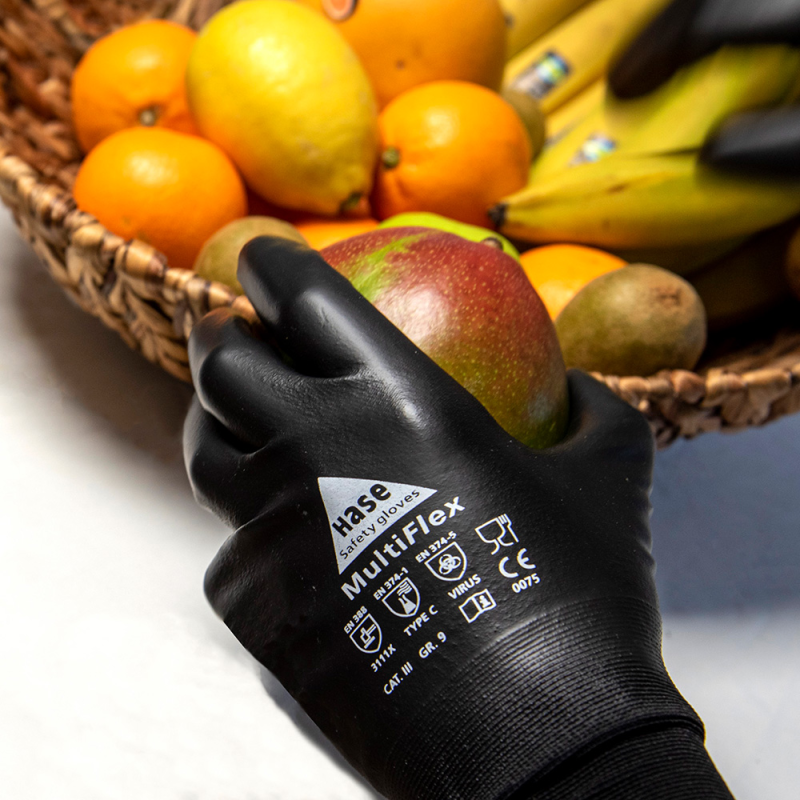 gants résistants aux produits chimiques nylon (18 gauge) taille 10 (photo)