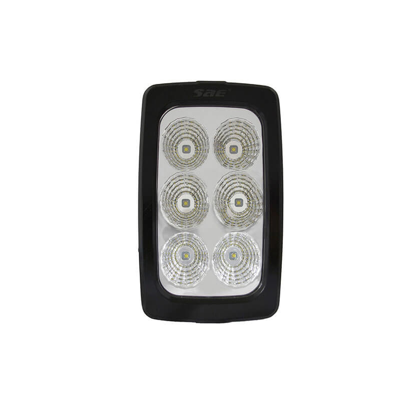 lampe de travail 9/36V 400mm câble avec connecteur Deutsch 30 Watt blanc (photo)