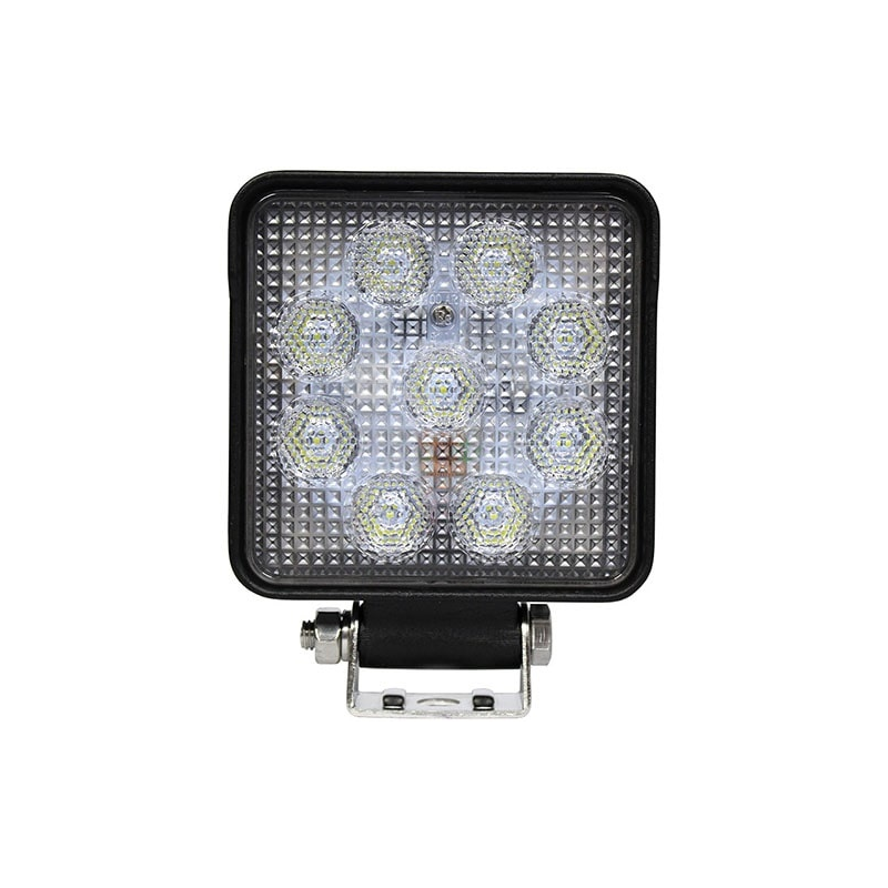 lampe de travail LED 400mm câble avec connecteur Deutsch 10/30v (tension de pointe soutenue jusqu'à 36v)V 13,5 Watt blanc (photo)