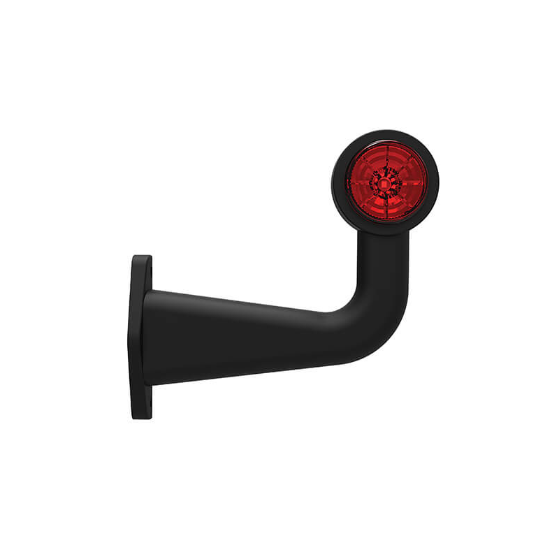 feu d'encombrement rood/wit droit DC câble 200mm, 0,75mm² 12/24V (photo)