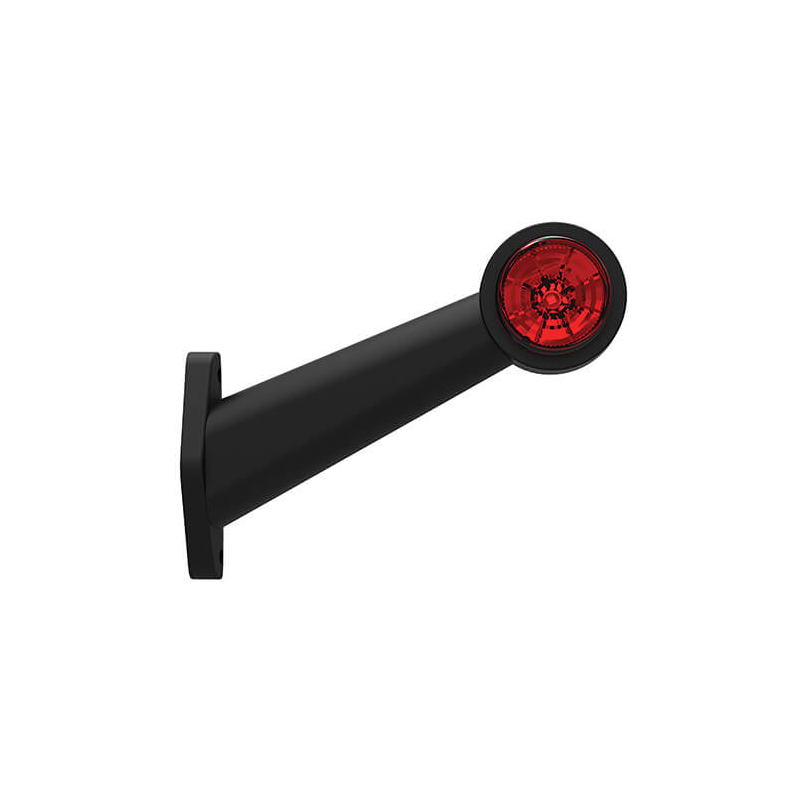 feu d'encombrement rood/wit droit DC câble 200mm, 0,75mm² 12/24V (photo)