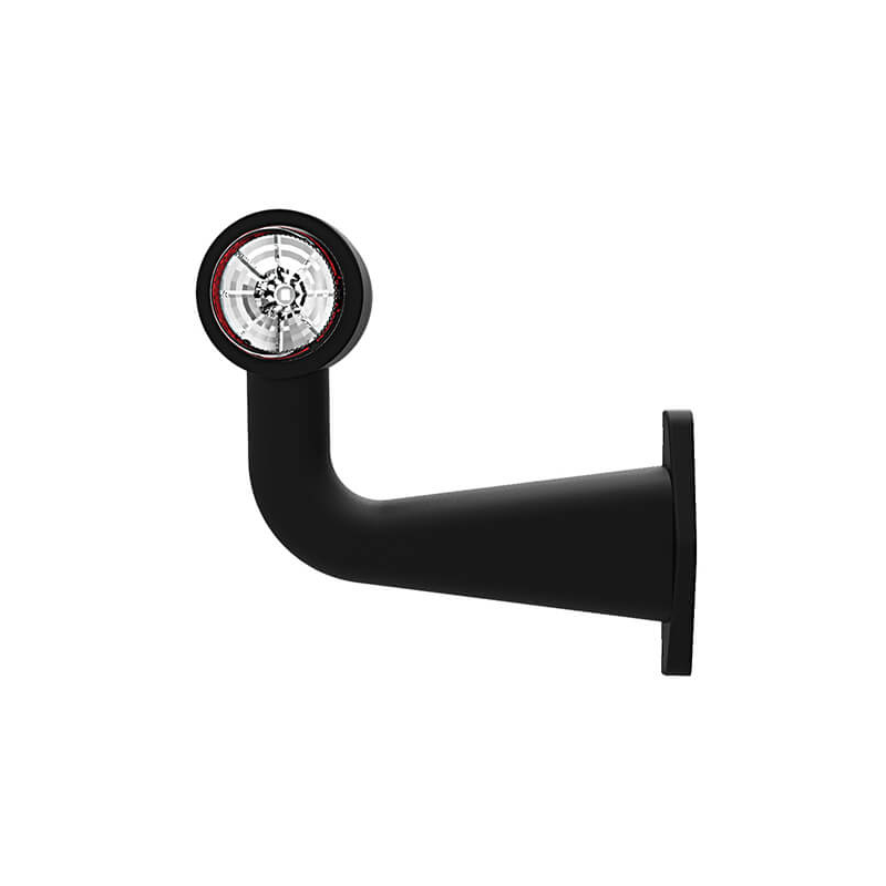 feu d'encombrement rood/wit droit P&R câble 200mm, 1,5mm² 12/24V (photo)