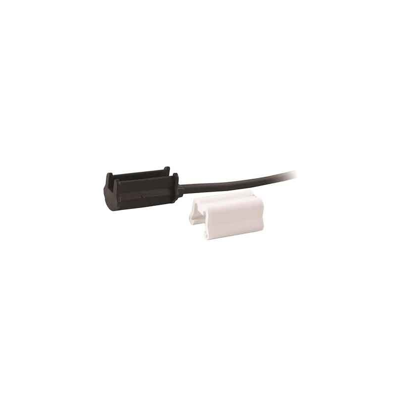 feu d'encombrement rood/wit droit P&R câble 200mm, 1,5mm² 12/24V (photo)