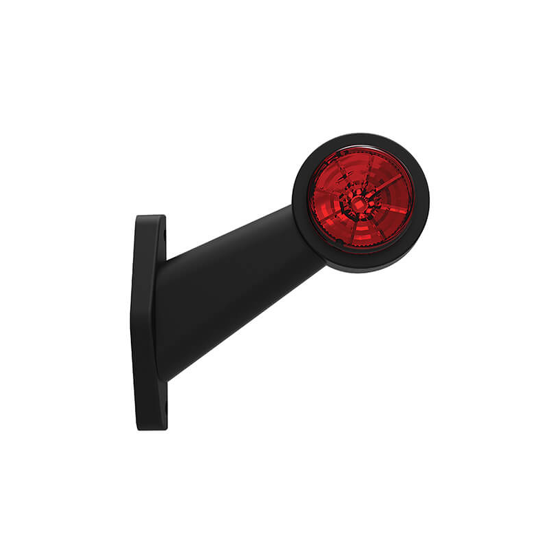 feu d'encombrement rood/wit gauche câble 200 mm 12/24V (photo)
