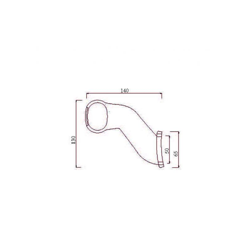 feu d'encombrement Superpoint II version Ecopoint rouge / blanc / orange gauche DC câble 920mm (photo)