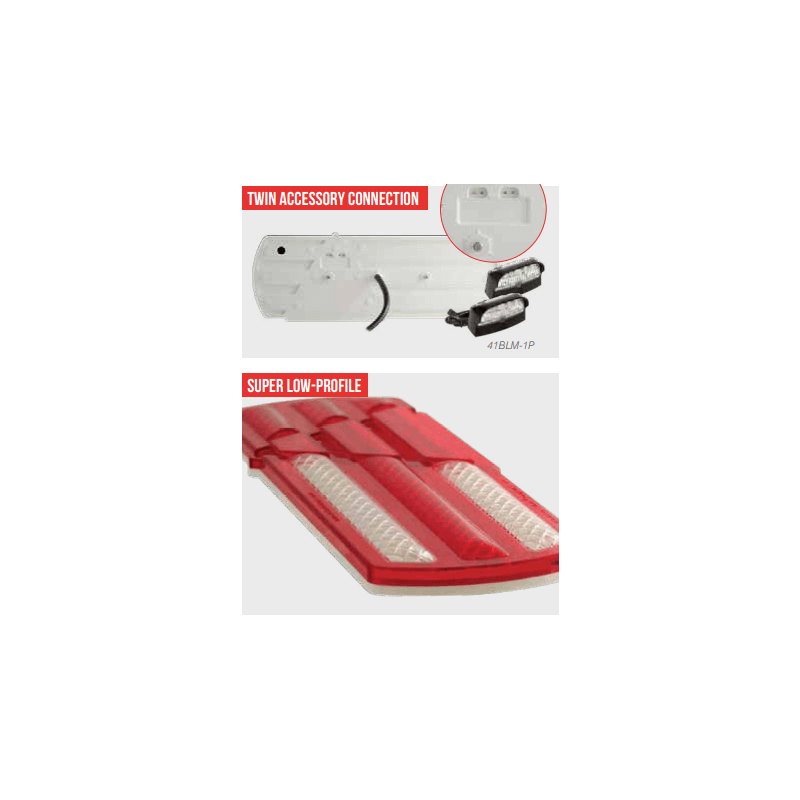 feu arrière LED câble 40cm câble gauche gauche 12/24V (photo)