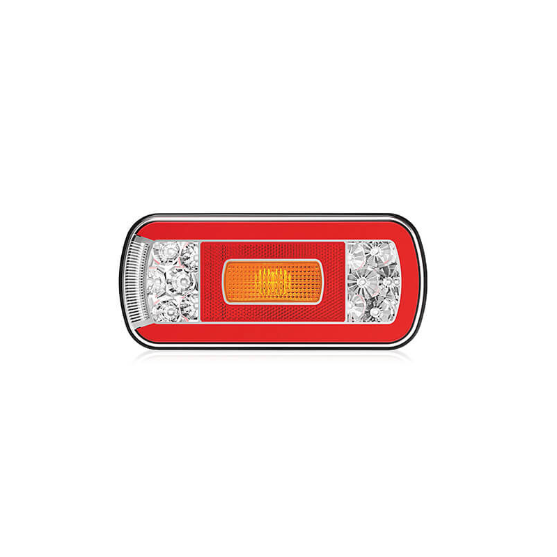 feu arrière LED câble universel universel 12/24V Lavaflow sans éclairage de la plaque d'immatriculation avec feu de brouillard (photo)