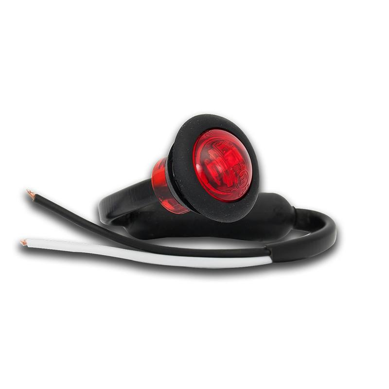feu de position LED DC câble Rouge universel 12/24V (photo)