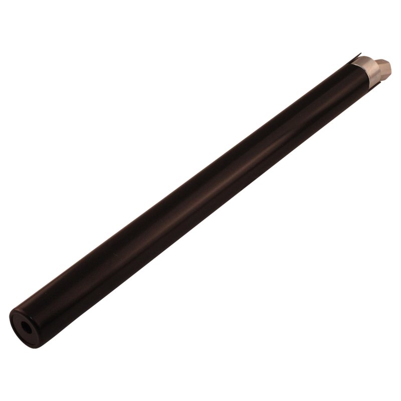 avec tube de protection 14-28 350 390 staal, gelakt noir foncé RAL 9005