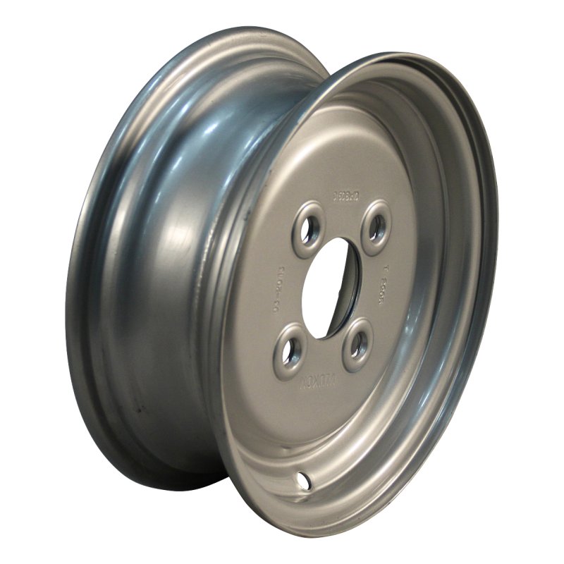 roue 3.50Bx10H2 ET23,5 60/100/4 métal gris argent