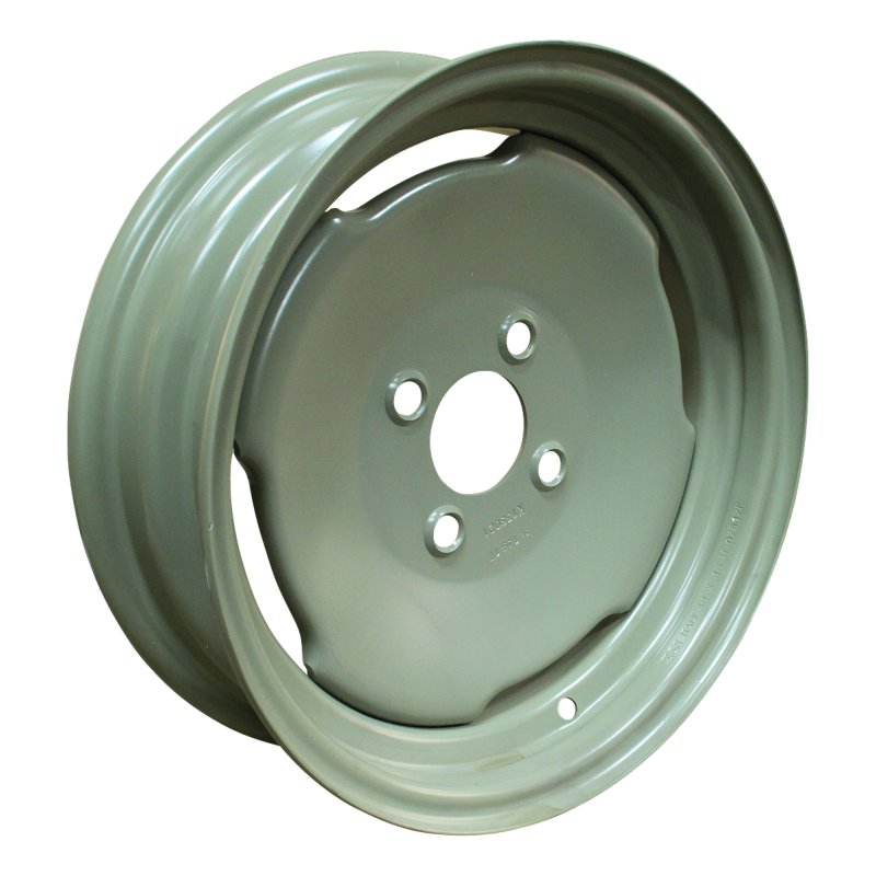 roue 4Jx13H ET0 60/100/4 métal gris vert