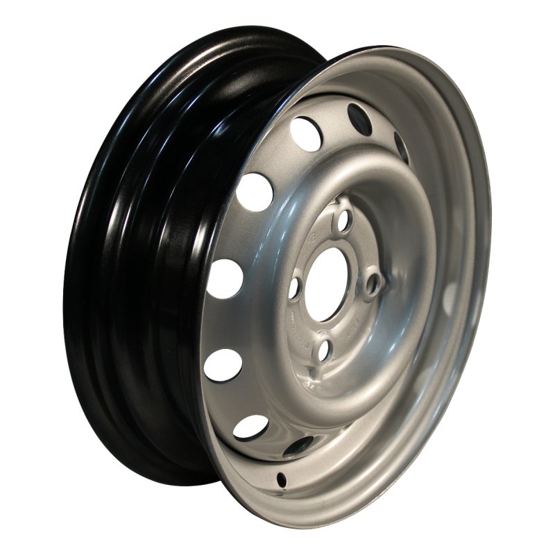roue 4Jx13H2 ET30 57/100/4 métal gris argent