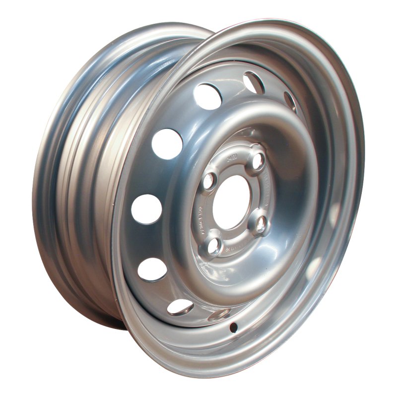 roue 4Jx13H2 ET30 57/100/4 métal gris argent