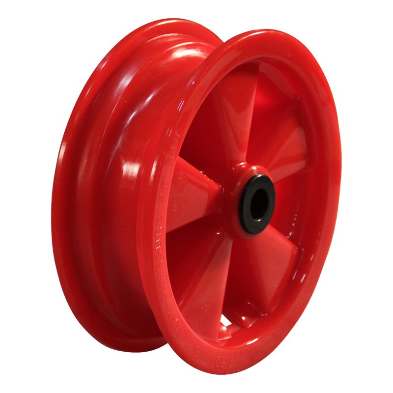2.50Ax8 ET0 ET0 NL75mm plastique Rouge roulement à rouleaux