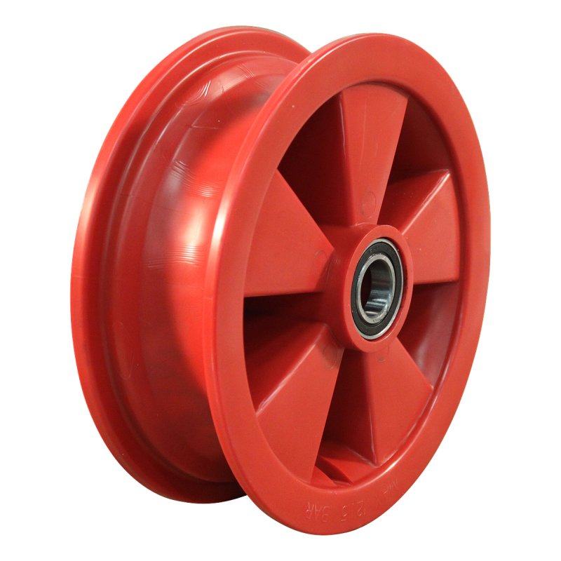 roue 2.50Ax8 ET0 ET0 roulement à billes Ø20 NL88mm plastique Rouge