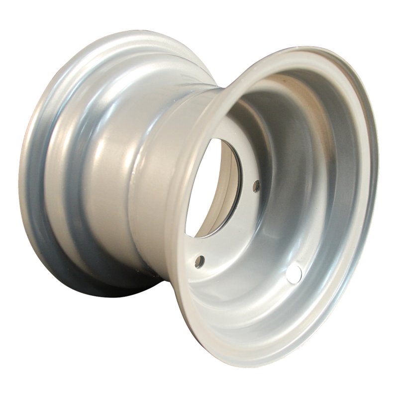 pneu + roue 13x5.00-6 4.50Ax6H2 ET0 60/90/4 métal V-3502 gris argent