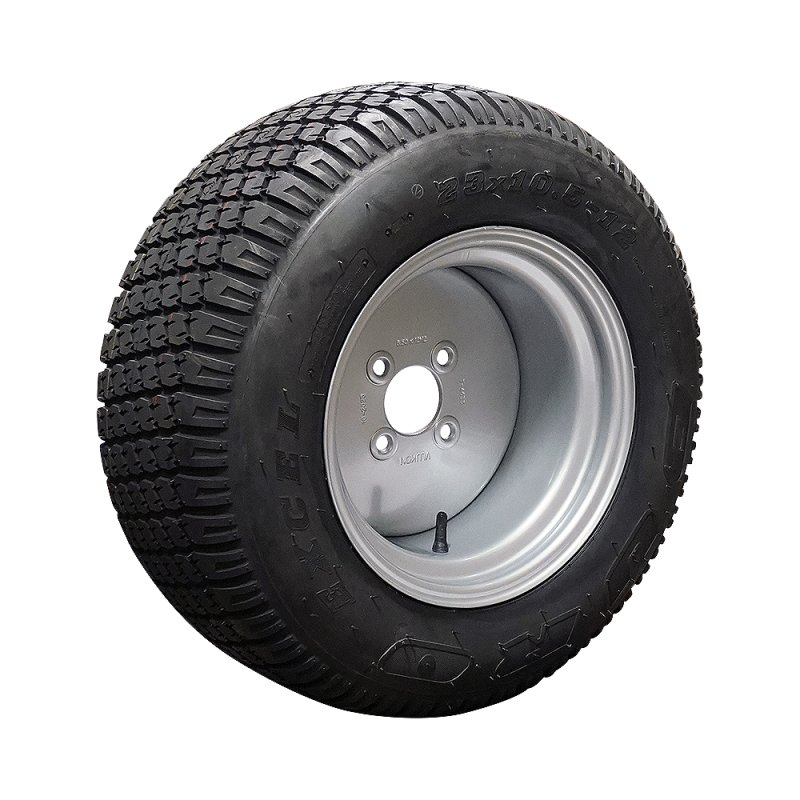 pneu + roue 16x6.50-8 5.50x8H2 ET-2 60/100/4 métal HF-213 gris argent