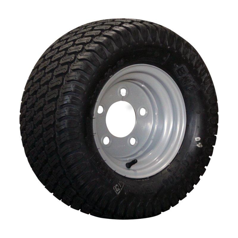 pneu + roue 20x10.00-10 6.00x10H2 ET-4 94/140/5 métal HF-224 gris argent