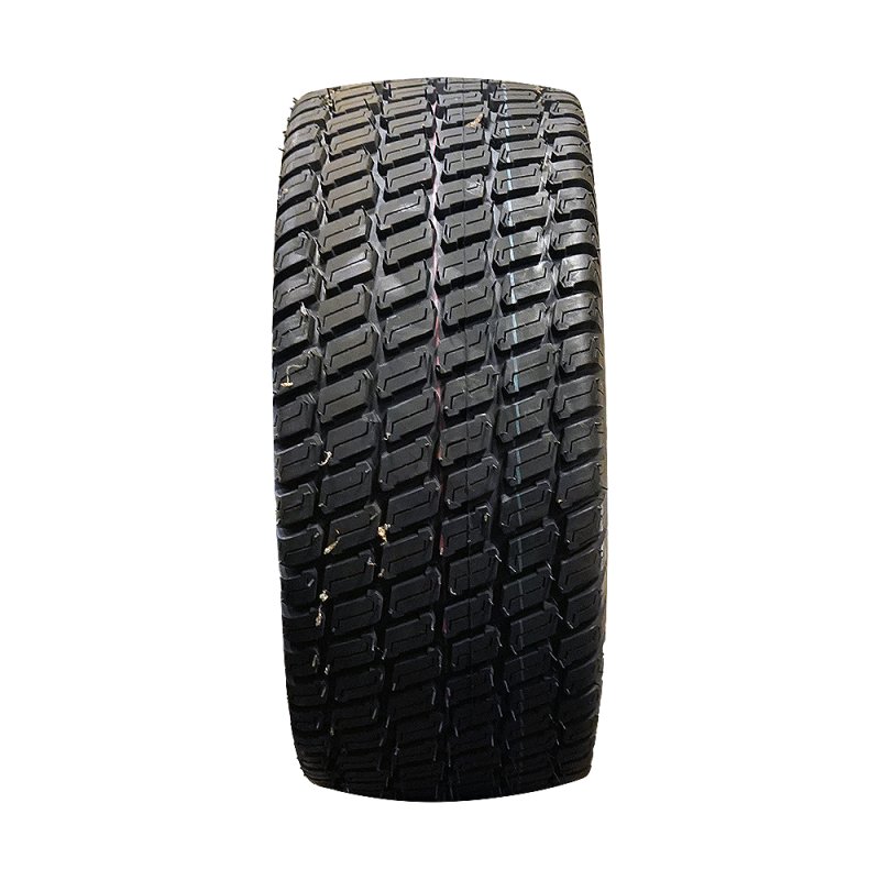 pneu + roue 20x8.00-10 (200/65-10) 6.00x10H2 ET-4 60/100/4 métal Turf Master gris argent