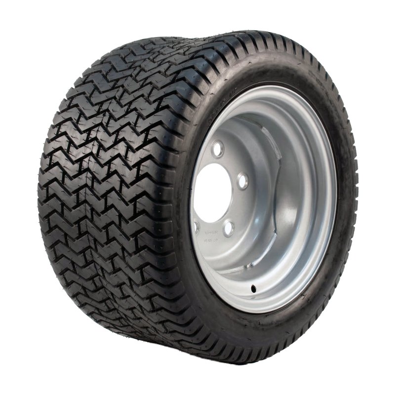 pneu + roue 24x13.00-12 (330/40B12) 10.50Ix12H2 ET0 94/140/5 métal Ultra Trac gris argent