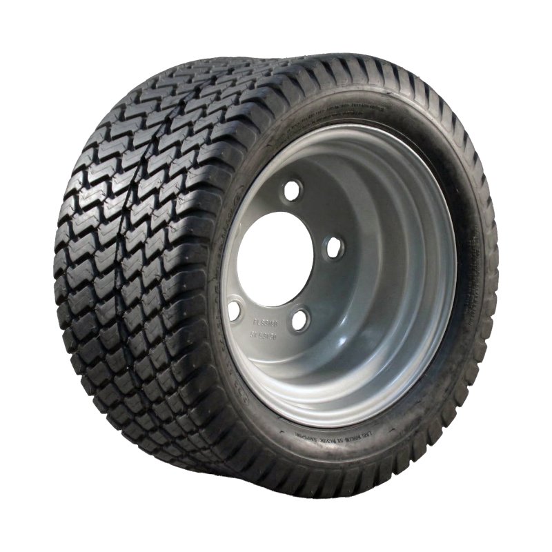 pneu + roue 26x12.00-12 (285/60-12) 10.50Ix12H2 ET0 94/140/5 métal Multi Trac gris argent