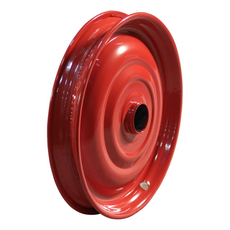 pneu + roue 12 1/2 x 2 1/4 (2.25-8) 1.25x8 (12 1/5x 12 1/4) ET0 Ø30 métal C-51 Rouge