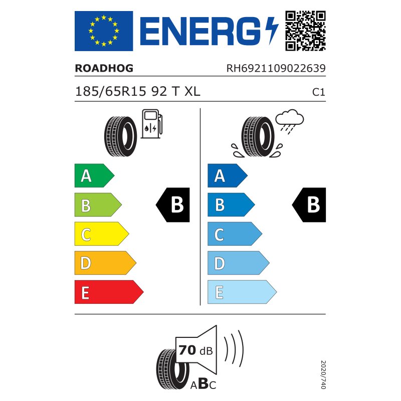 185/65 R15 7Jx15 ET0 94/140/5 métal RGS01 gris argent pneu + roue +