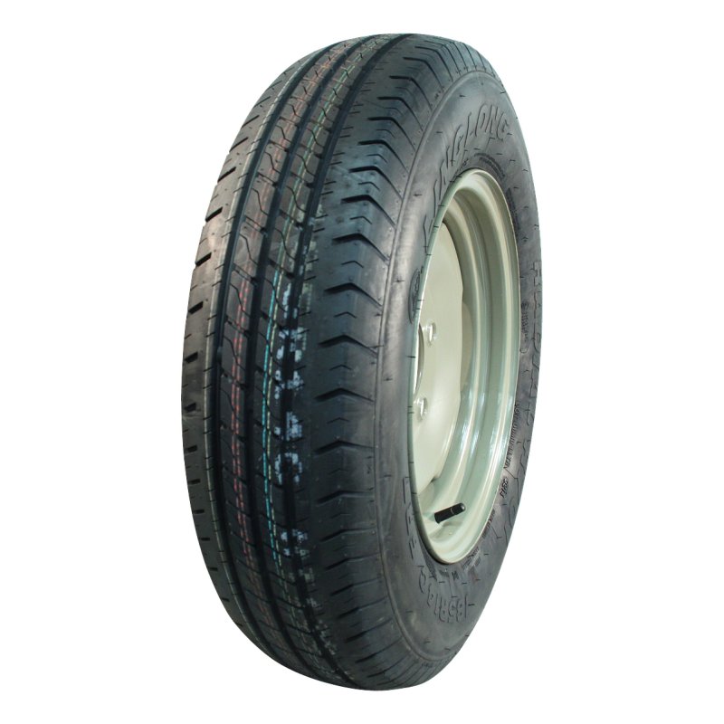 pneu + roue 195 R14C 5Jx14H2 ET0 94/140/5 métal R701 M+S gris argent